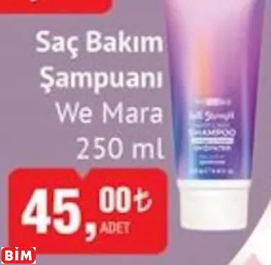 WE MARA  SAÇ BAKIM ŞAMPUANI